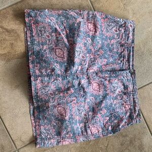 Croft & Barrow Pink and Blue Floral Women's Skort